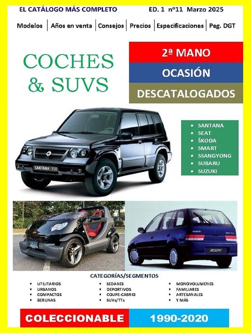 Title details for Coches & Suvs 2ª Mano by Auto Catalogo Nacional - Available